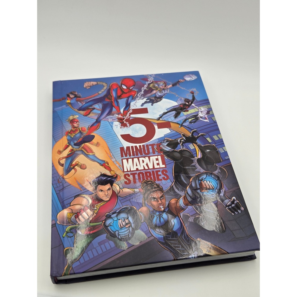 Marvel 5-Minute‎ Stories Hardcover Book Avengers Spider-Man Black Panther 2022